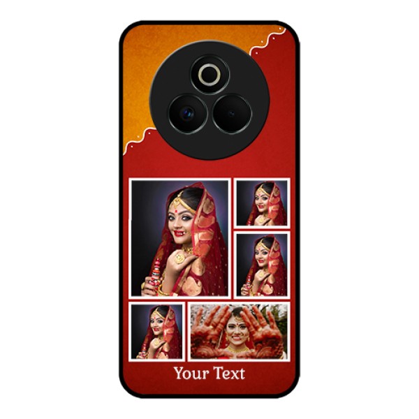 Realme P3 Pro 5G Custom Glass Phone Case - Wedding Pic Upload Design Realme P3 Pro 5G Custom Glass Phone Case - Wedding Pic Upload Design