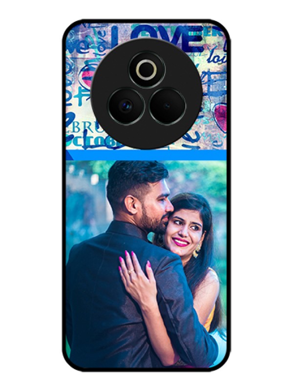 Custom Realme P3 Pro 5G Custom Glass Phone Case - Colorful Love Design