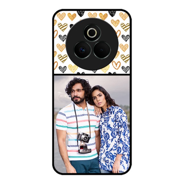 Realme P3 Pro 5G Custom Glass Phone Case - Love Symbol Design