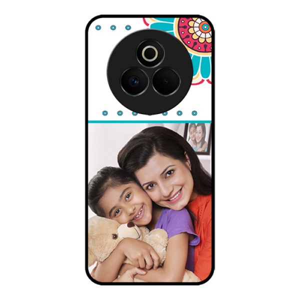Realme P3 Pro 5G Custom Glass Phone Case - Flower Design