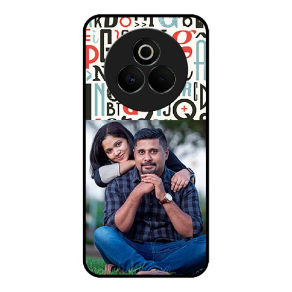 Realme P3 Pro 5G Custom Glass Phone Case - Alphabet Design
