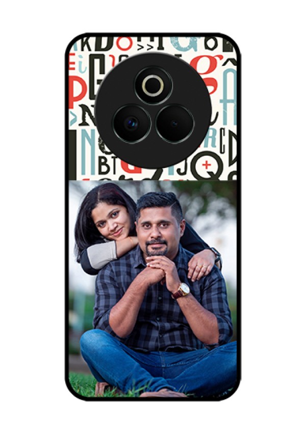 Realme P3 Pro 5G Custom Glass Phone Case - Alphabet Design