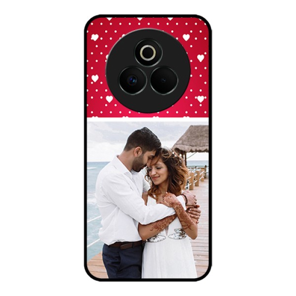 Realme P3 Pro 5G Custom Glass Phone Case - Hearts Mobile Case Design Realme P3 Pro 5G Custom Glass Phone Case - Hearts Mobile Case Design