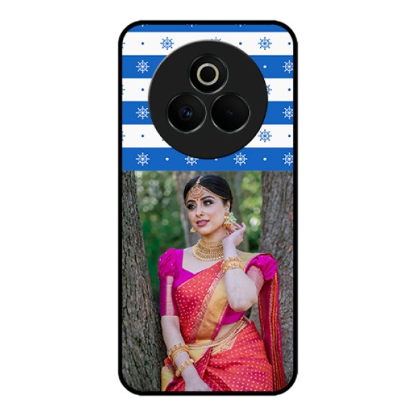 Realme P3 Pro 5G Custom Glass Phone Case - Snow Pattern Design