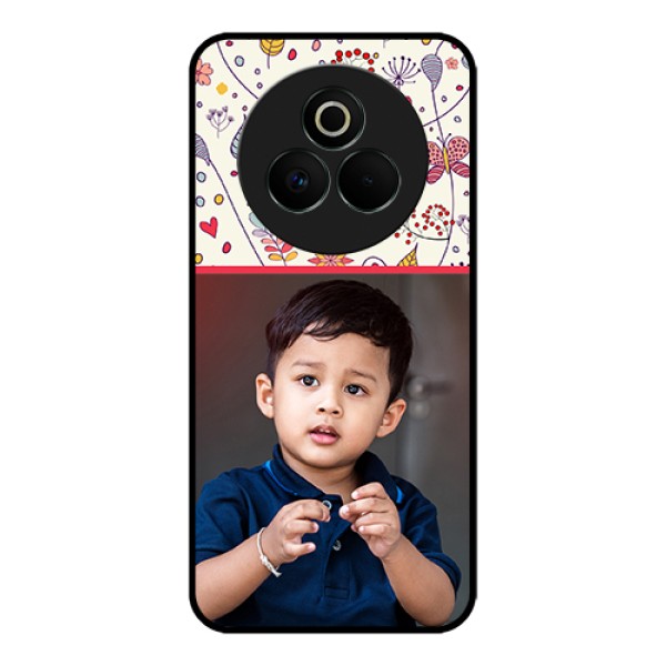 Realme P3 Pro 5G Custom Glass Phone Case - Premium Floral Design