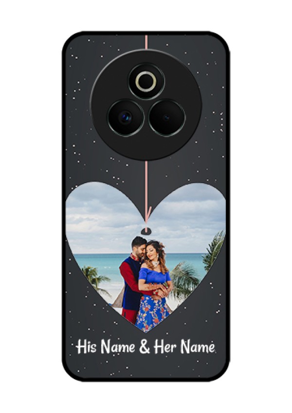 Realme P3 Pro 5G Custom Glass Phone Case - Hanging Heart Design