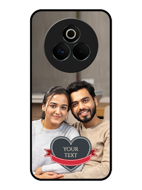 Custom Realme P3 Pro 5G Custom Glass Phone Case - Just Married Couple Design