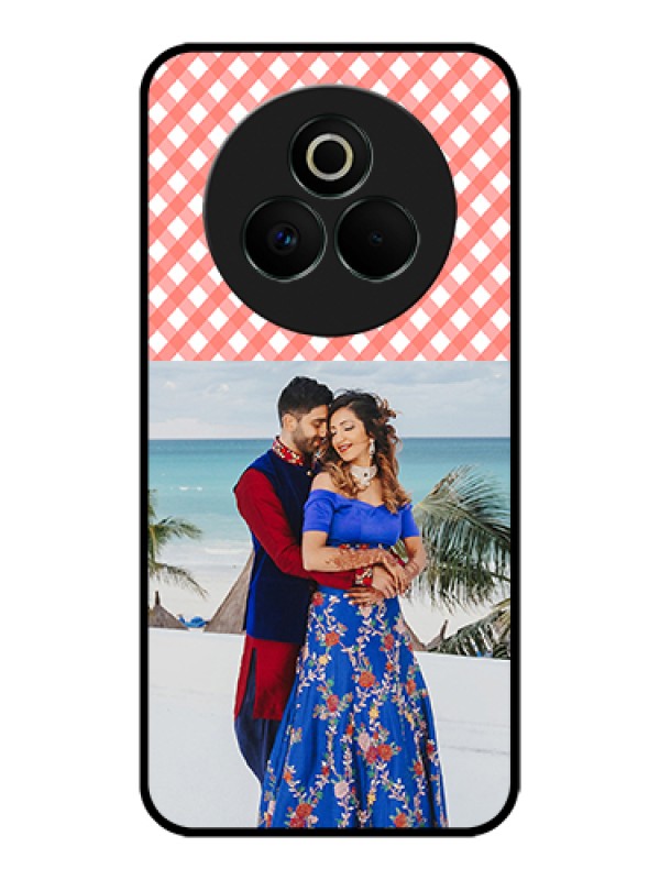 Custom Realme P3 Pro 5G Custom Glass Phone Case - Pink Pattern Design