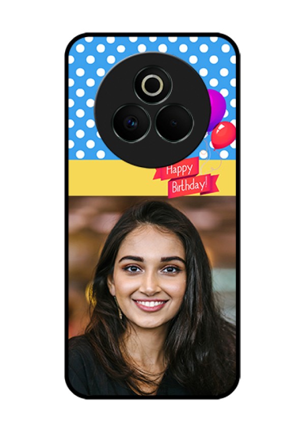 Realme P3 Pro 5G Custom Glass Phone Case - Happy Birthday Design