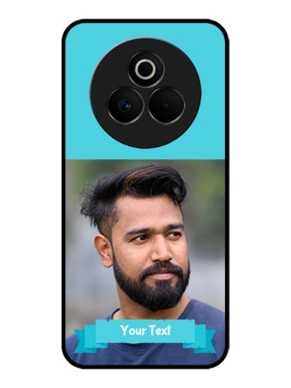 Custom Realme P3 Pro 5G Custom Glass Phone Case - Blue Color Design