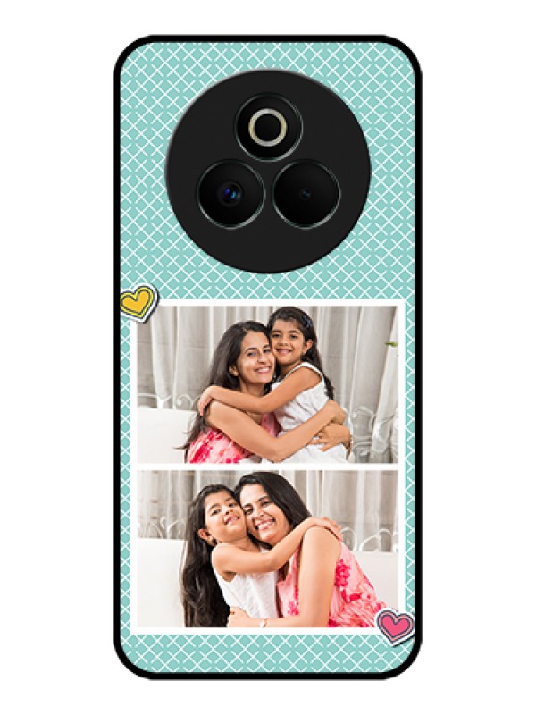 Custom Realme P3 Pro 5G Custom Glass Phone Case - 2 Image Holder With Pattern Design