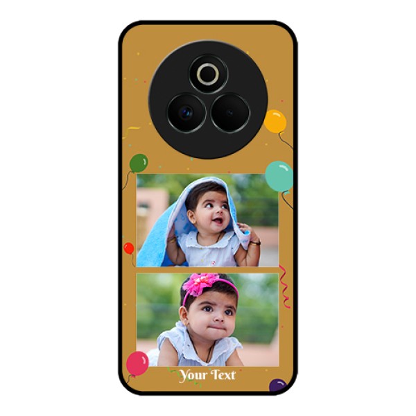 Realme P3 Pro 5G Custom Glass Phone Case - Image Holder With Birthday Celebrations Design