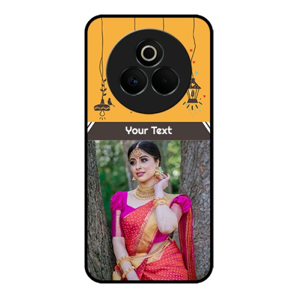 Realme P3 Pro 5G Custom Glass Phone Case - With Family Picture And Icons