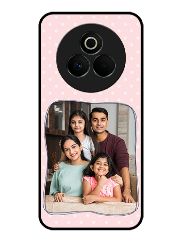 Custom Realme P3 Pro 5G Custom Glass Phone Case - Family With Dots Design