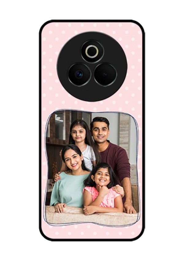 Realme P3 Pro 5G Custom Glass Phone Case - Family With Dots Design