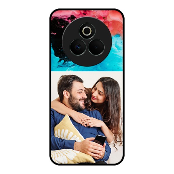 Realme P3 Pro 5G Custom Glass Phone Case - Quote With Acrylic Painting Design