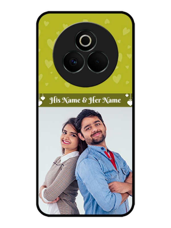 Custom Realme P3 Pro 5G Custom Glass Phone Case - You & Me Heart Design