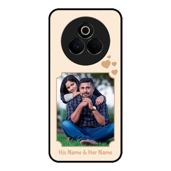 Realme P3 Pro 5G Custom Glass Phone Case - With Confetti Love Design Realme P3 Pro 5G Custom Glass Phone Case - With Confetti Love Design