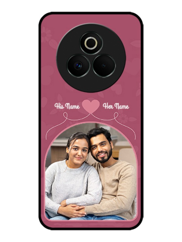 Custom Realme P3 Pro 5G Custom Glass Phone Case - Love Floral Design