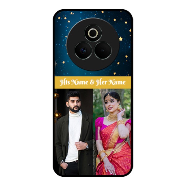 Realme P3 Pro 5G Custom Glass Phone Case - Galaxy Stars Backdrop Design Realme P3 Pro 5G Custom Glass Phone Case - Galaxy Stars Backdrop Design