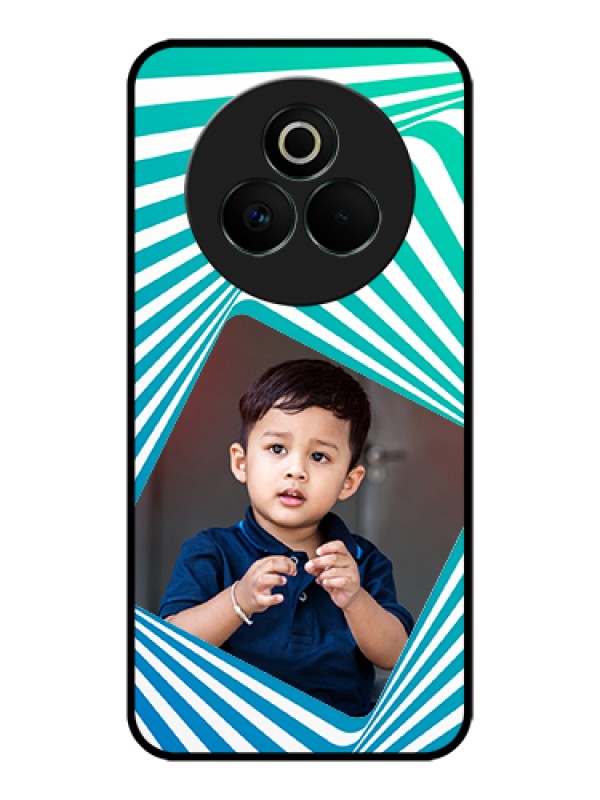 Custom Realme P3 Pro 5G Custom Glass Phone Case - Abstract Spiral Design