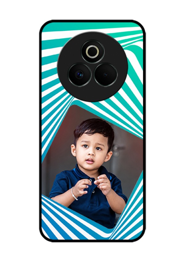 Realme P3 Pro 5G Custom Glass Phone Case - Abstract Spiral Design