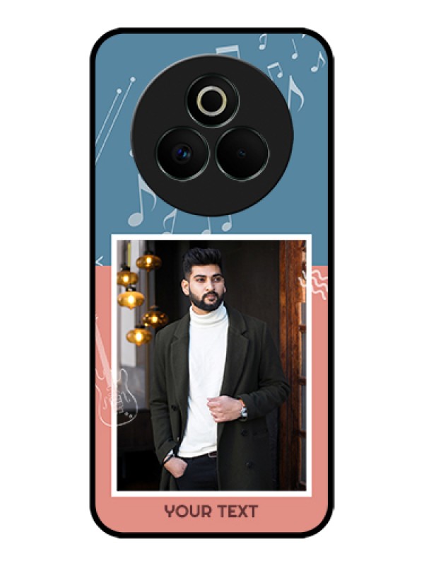 Custom Realme P3 Pro 5G Custom Glass Phone Case - With Color Musical Note Design