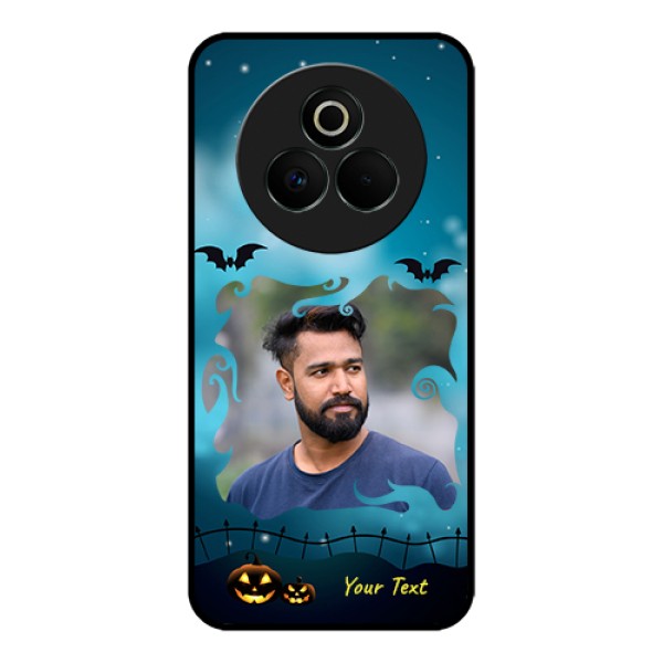 Realme P3 Pro 5G Custom Glass Phone Case - Halloween Frame Design