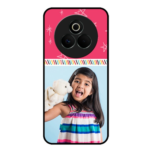 Realme P3 Pro 5G Custom Glass Phone Case - Line Art Design