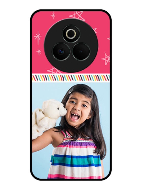 Custom Realme P3 Pro 5G Custom Glass Phone Case - Line Art Design