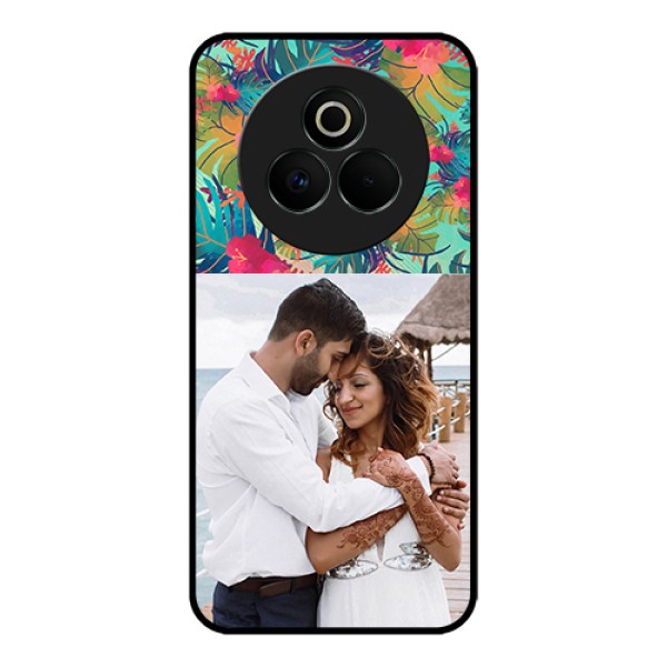 Realme P3 Pro 5G Custom Glass Phone Case - Watercolor Floral Design Realme P3 Pro 5G Custom Glass Phone Case - Watercolor Floral Design