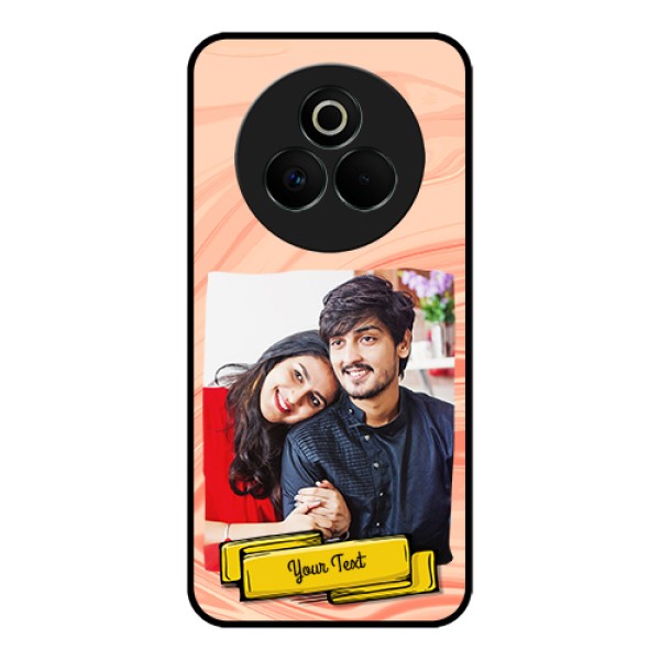 Realme P3 Pro 5G Custom Glass Phone Case - Marble Texture Design Realme P3 Pro 5G Custom Glass Phone Case - Marble Texture Design