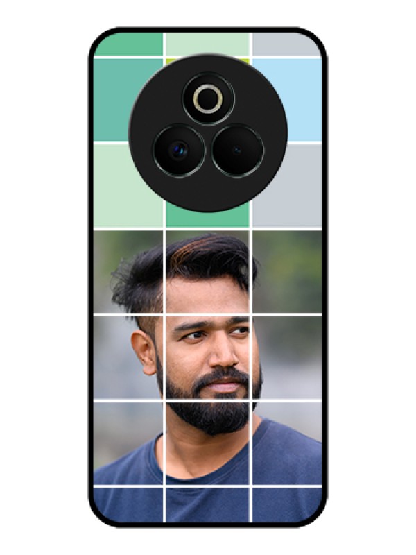 Custom Realme P3 Pro 5G Custom Glass Phone Case - With White Box Pattern