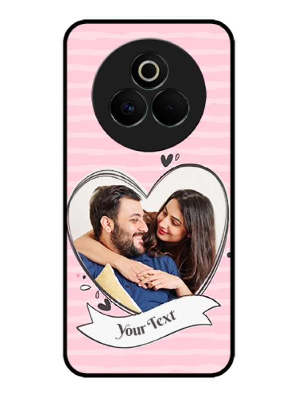 Custom Realme P3 Pro 5G Custom Glass Phone Case - Vintage Heart Design