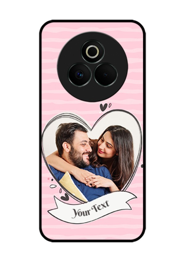 Realme P3 Pro 5G Custom Glass Phone Case - Vintage Heart Design