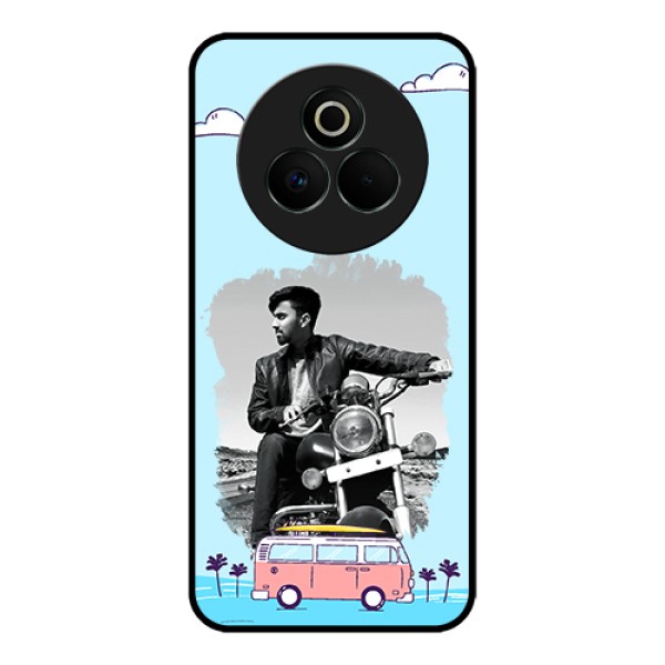 Realme P3 Pro 5G Custom Glass Phone Case - Travel & Adventure Design