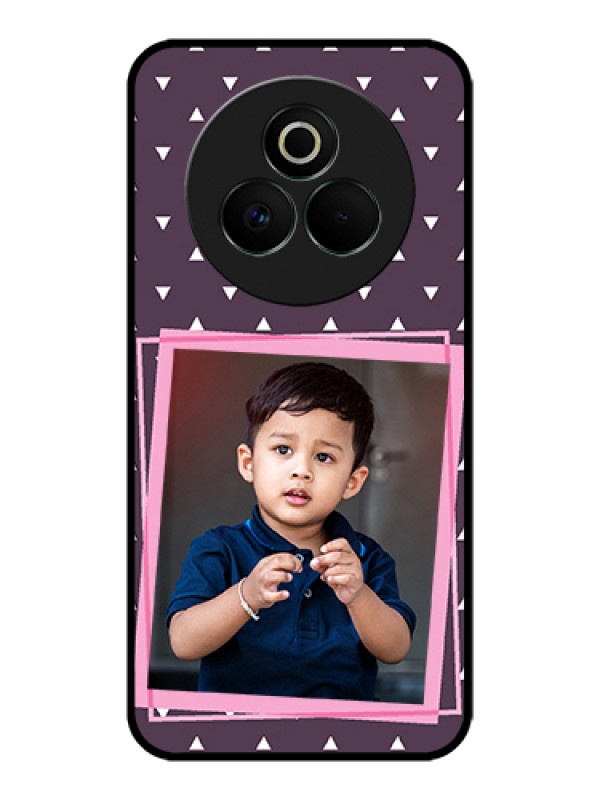 Custom Realme P3 Pro 5G Custom Glass Phone Case - Triangle Pattern Dotted Design