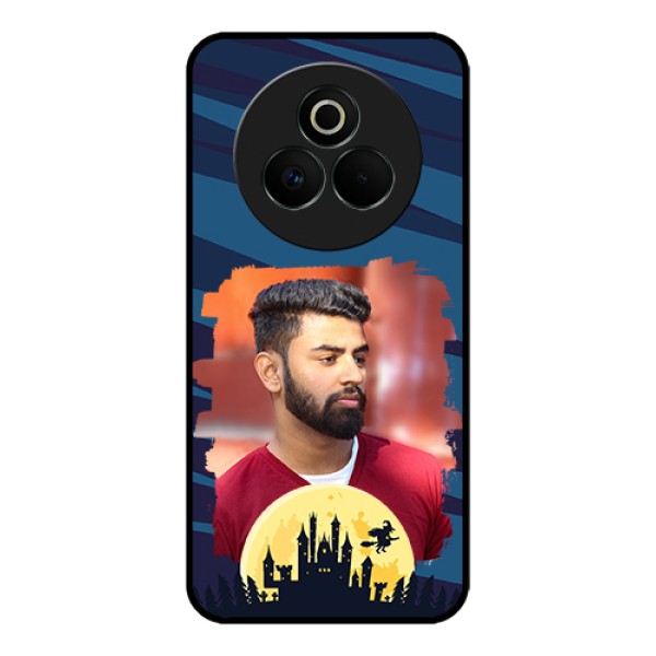 Realme P3 Pro 5G Custom Glass Phone Case - Halloween Witch Design Realme P3 Pro 5G Custom Glass Phone Case - Halloween Witch Design