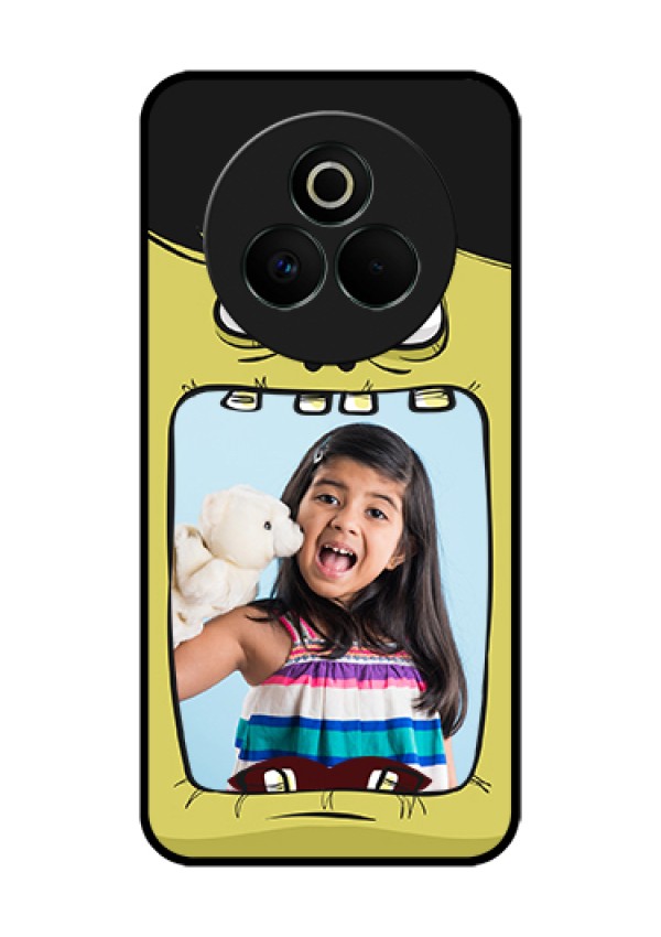 Realme P3 Pro 5G Custom Glass Phone Case - Cartoon Monster Back Case Design