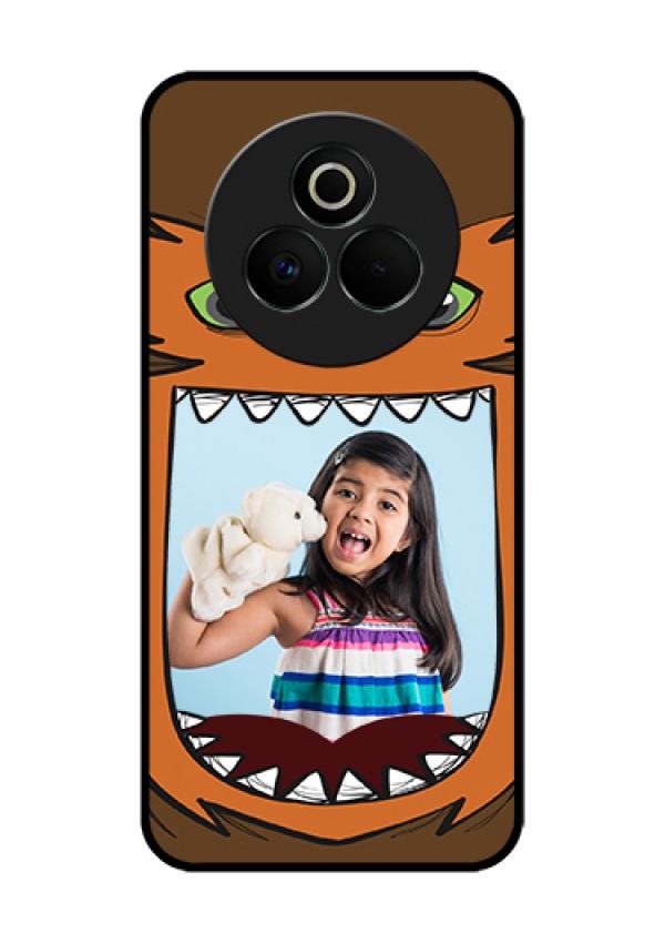 Realme P3 Pro 5G Custom Glass Phone Case - Owl Monster Back Case Design