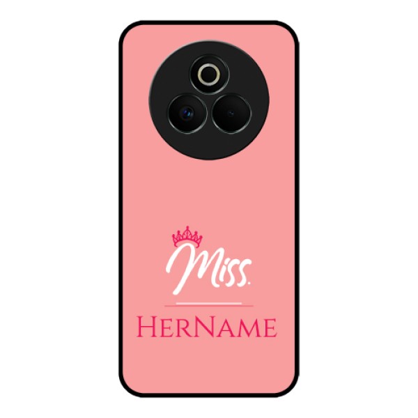 Realme P3 Pro 5G Custom Glass Phone Case - Mrs With Name Design