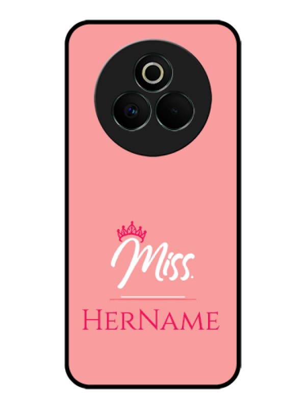 Custom Realme P3 Pro 5G Custom Glass Phone Case - Mrs With Name Design