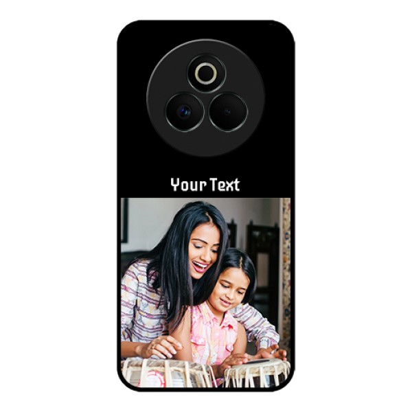 Realme P3 Pro 5G Custom Glass Phone Case - Photo With Name Design