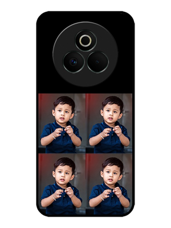 Custom Realme P3 Pro 5G Custom Glass Phone Case - 4 Image Holder Design