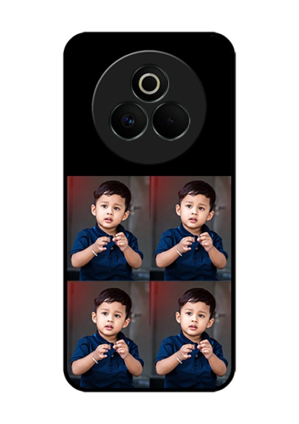 Realme P3 Pro 5G Custom Glass Phone Case - 4 Image Holder Design