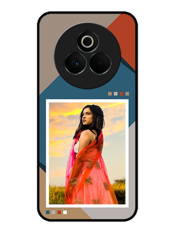 Custom Realme P3 Pro 5G Custom Glass Phone Case - Retro Color Pallet Design