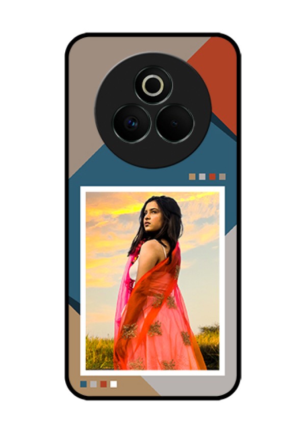Realme P3 Pro 5G Custom Glass Phone Case - Retro Color Pallet Design