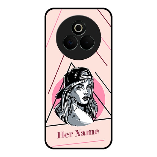 Realme P3 Pro 5G Custom Glass Phone Case - Rockstar Girl Design