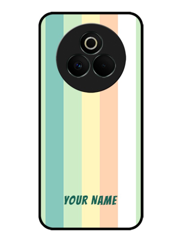 Custom Realme P3 Pro 5G Custom Glass Phone Case - Multi - Colour Stripes Design