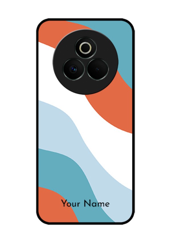Realme P3 Pro 5G Custom Glass Phone Case - Coloured Waves Design